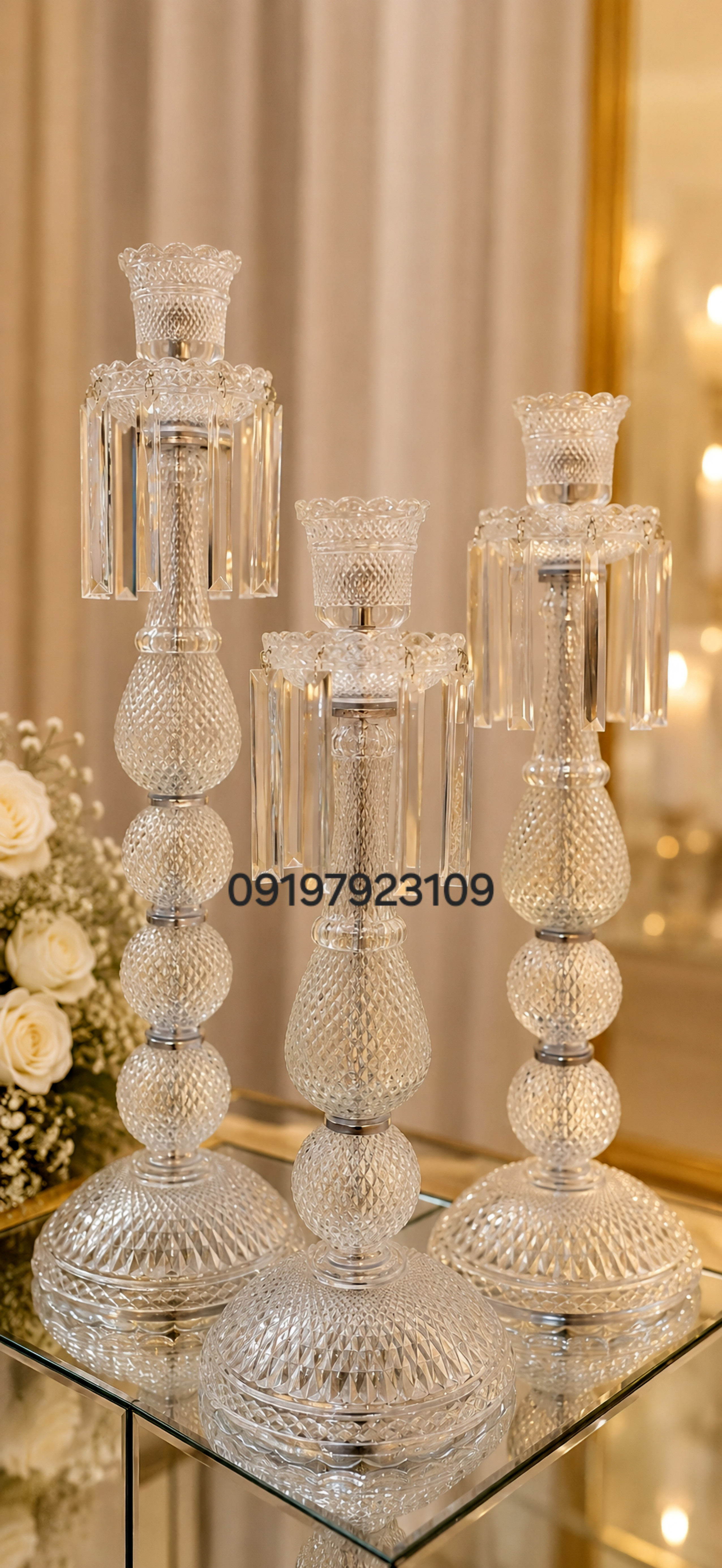 جاشمعی سه سایز کنار سالنی