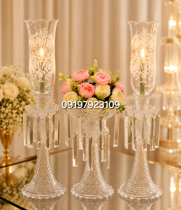 ست جاشمعی و ظرف باکارات